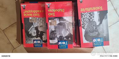 cassette originali VHS di Totò 