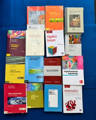 LIBRI UNIVERSITARI ECONOMIA UNITO