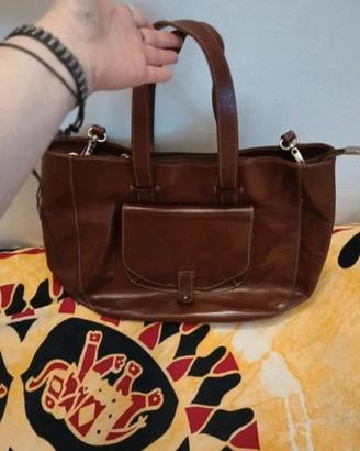 Borsa Grande vero cuoio 