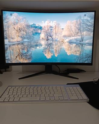 Monitor MSI GAMING 27" Curvo+ mouse gaming