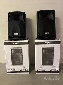 Coppia casse attive FBT JMaxX 114A + stativi