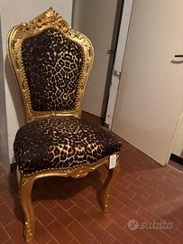 Sedie nuove maculate