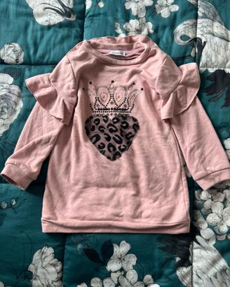 Felpa rosa Meilisa Bai 3 anni