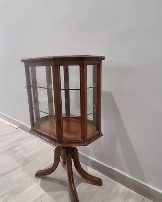 Gioiello vintage di Ebanisteria-Vetrinetta Ottagon