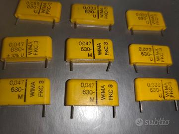 condensatori vi tage WIMA FKC-3-Policarbonato 630v