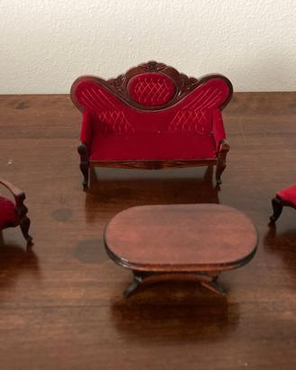 Salotto in miniatura, vintage