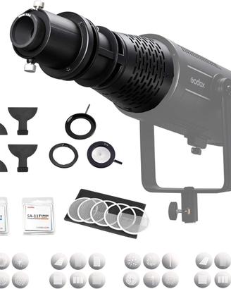Godox Kit SA-17 Bowens + SA-P + GOBO