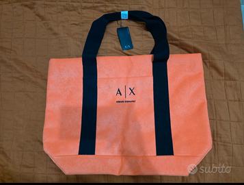 Borsone borsa shopping Armani exchange grande aran