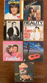 Lotto da sette 45 giri anni 80