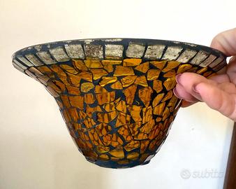 Vaso vintage in vetro artistico