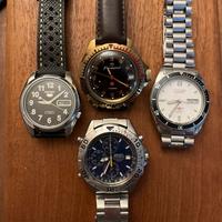 Seiko Chrono + 5 + Citizen Eagle + Komandirskie