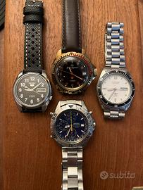 Seiko Chrono + 5 + Citizen Eagle + Komandirskie