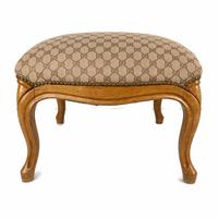 Poggiapiedi vintage con monogram gucci