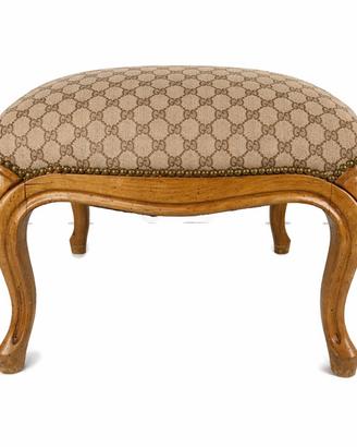 Poggiapiedi vintage con monogram gucci