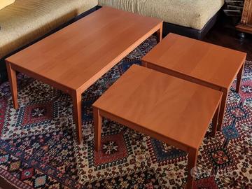 Tris tavolini da salotto Calligaris