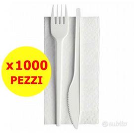 STOCK 1000 PEZZI BIS POSATE MONOUSO