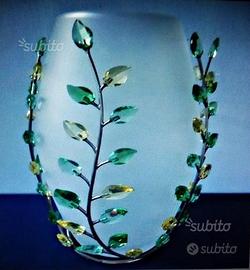 SWAROVSKI vaso " AURORA BOREALE" firmato