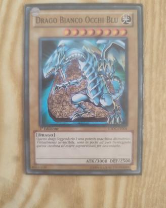 drago bianco occhi blu