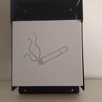 Posacenere murale per esterno 