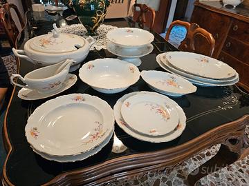 Servizio piatti porcellana cecoslovacco completo