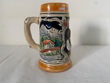 Boccale da Birra bavarese in ceramica anni 70