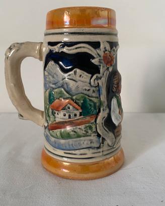 Boccale da Birra bavarese in ceramica anni 70