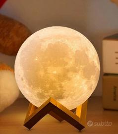 Lampada luna 3D con i led
