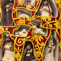 Presepe 9 pezzi, stile THUN