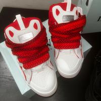 Lanvin rosse e bianche taglia 43