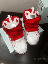 Lanvin rosse e bianche taglia 43