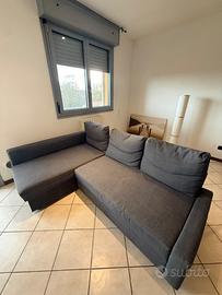 Divano letto IKEA penisola – grigio, comodo e