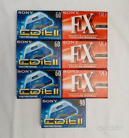 AUDIOCASSETTE vergini sigillate