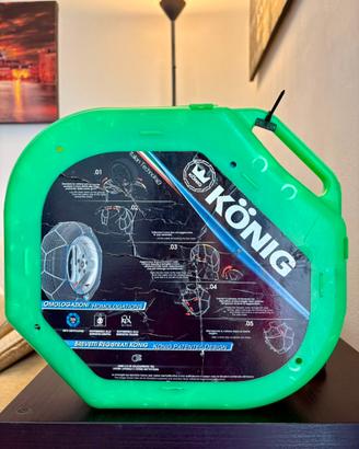 Catene Auto konig Mai Usate Nuove ZIP 9 universali