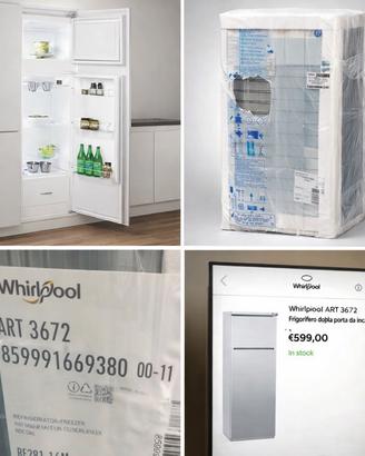 Frigorifero da incasso Whirpool ART 3672 - NUOVO