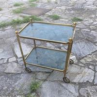 Carrello anni 50 in ottone