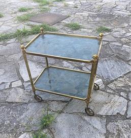 Carrello anni 50 in ottone