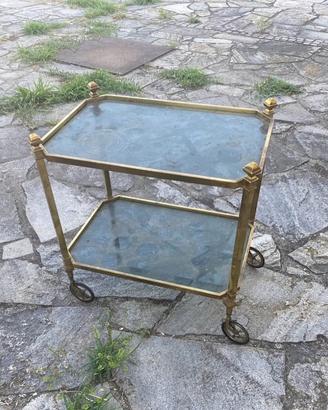 Carrello anni 50 in ottone