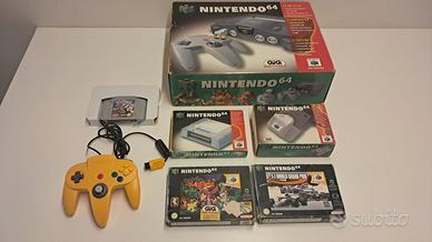 Nintendo 64 Con RumblePakn con Memoria e 2 Joypad