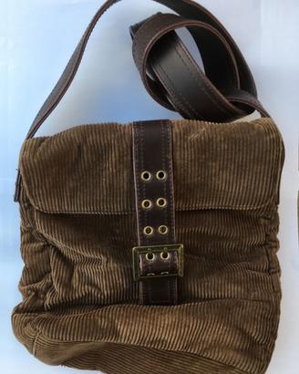 Borsa tracolla velluto vintage