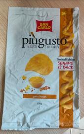Busta patatine San Carlo limited edition senape
