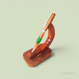 Penna artigianale legno e resina personalizzabile