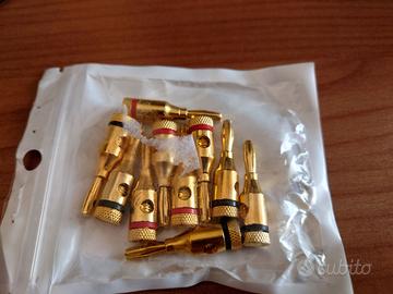 Connettori a banana audio (10 pz)