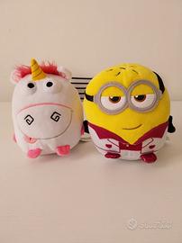 Set peluche Minions + Unicorno – Originali