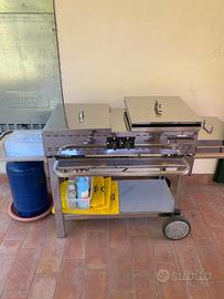 Barbecue professionale a gas