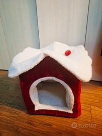 Cuccia gatto/cane casetta