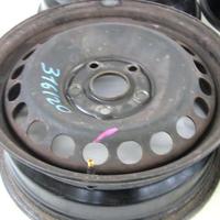 4B0601027 SET 4 CERCHI IN FERRO DA 15 POLLICI 5 FO