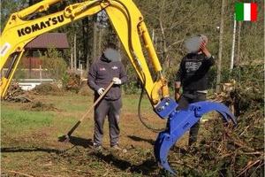 Pinza per tronchi legna spaccata pietre