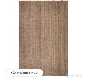 Tappeto lohals in iuta - 300 x 200 cm