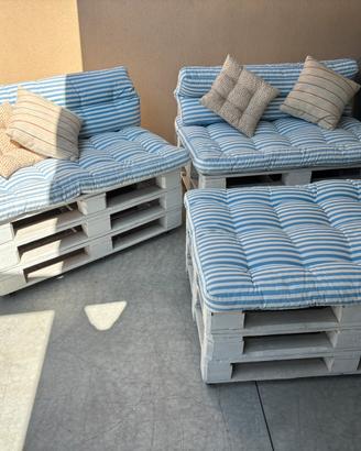 Divanetti da esterno pallet