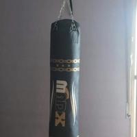 Sacco da boxe, con gancio e accessori